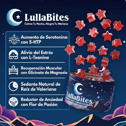 LullaBites — Sin Melatonina, Sin Dependencia, Sueño Profundo